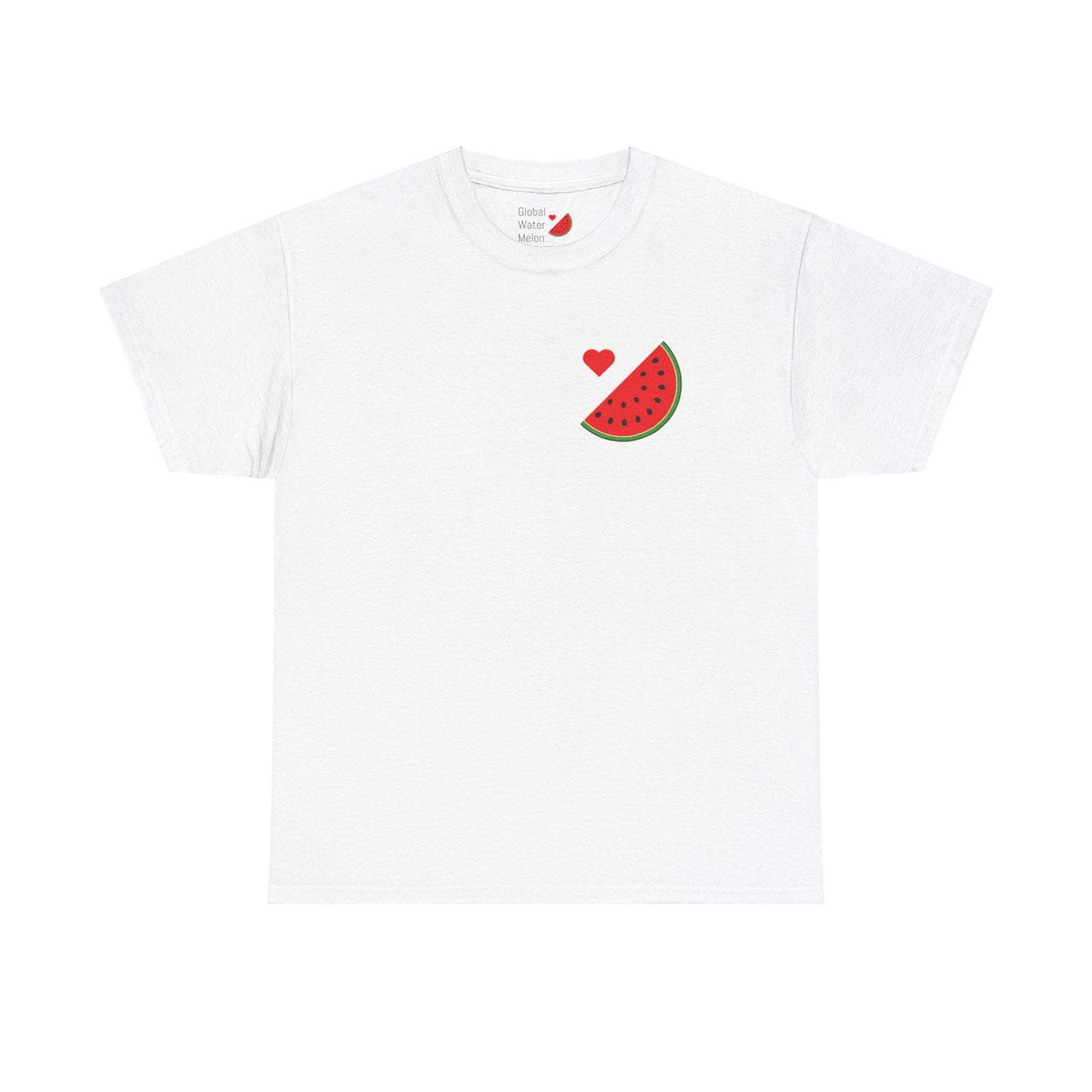 All Rise Watermelon Heart Unisex Heavy Cotton Tee