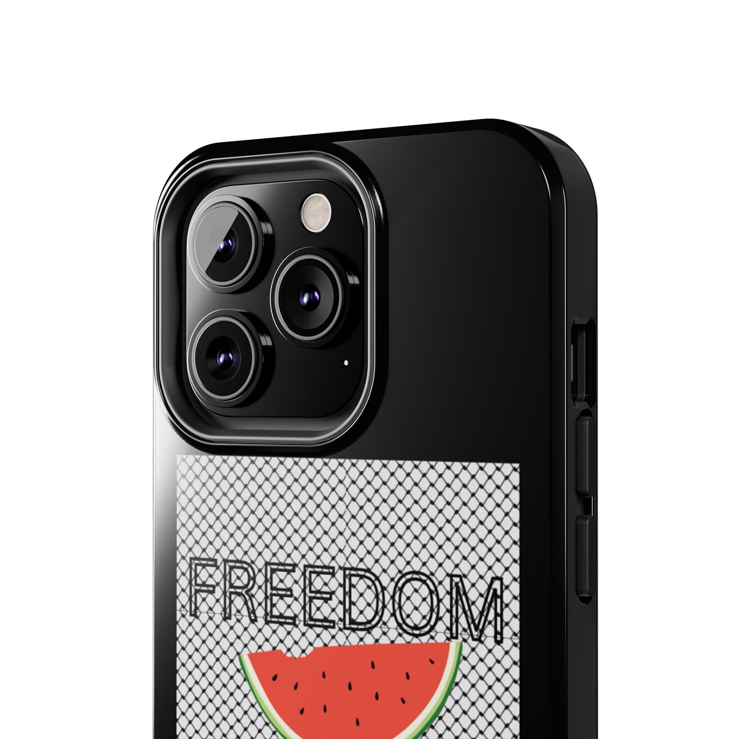 Freedom Vibes Tough Phone Case - Fun Watermelon & Heart Design