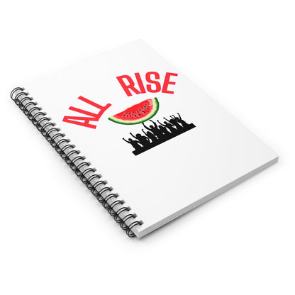 All Rise Watermelon Spiral Notebook - Fun & Motivational Journal for Students and Creatives