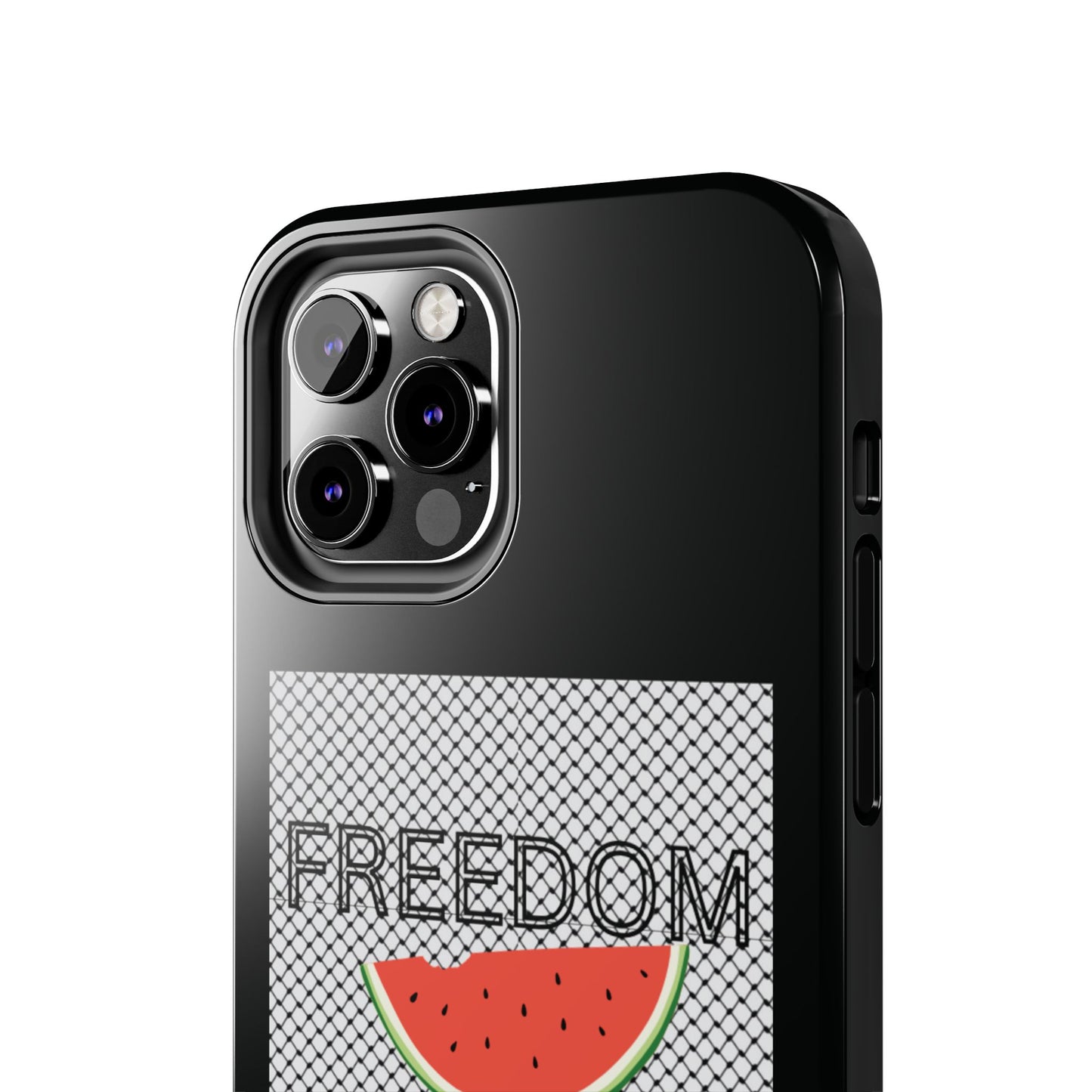 Freedom Vibes Tough Phone Case - Fun Watermelon & Heart Design